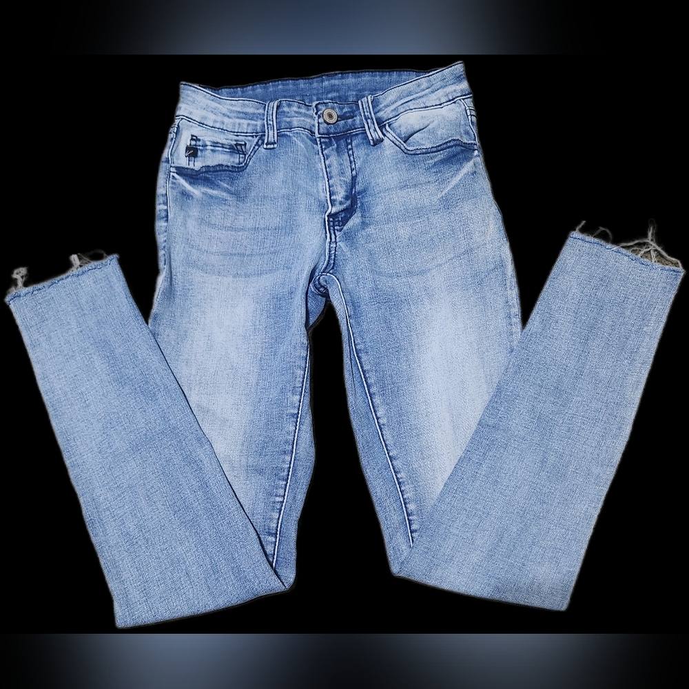 Rue21 Light Wash Stretch Skinny Jeans - Pale Blue